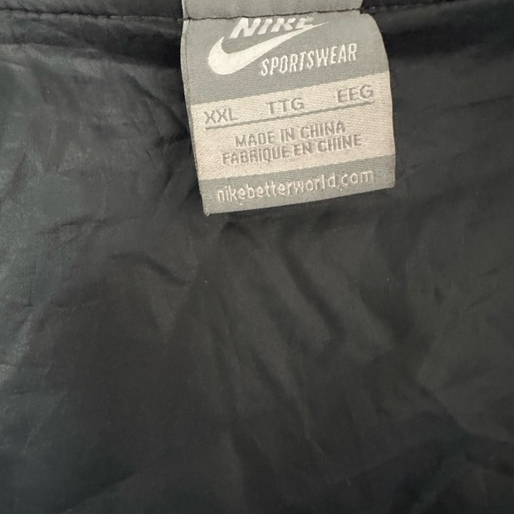 Nike Sportswear Mens Varsity Wool Blend Full Zip Jacket Charcoal Black~XXL - Picture 5 of 6